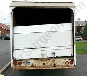 Roll-up door repair service done by Door Surgeon technicians Chestermere.